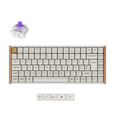 Keychron K2 HE ISO-CH – 75% Wireless RGB Tastatur mit Magnet-Switches