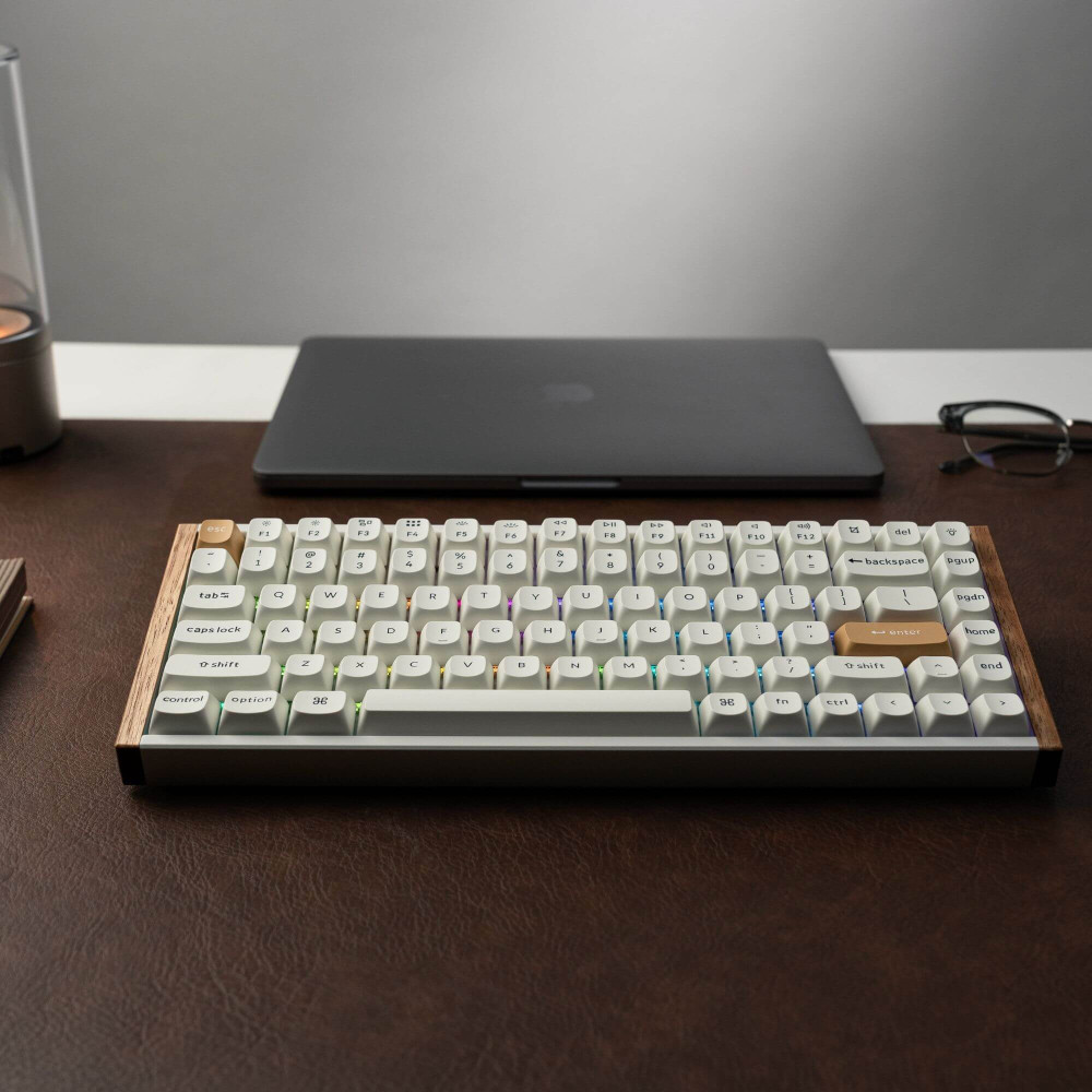 Keychron K2 HE ISO-CH – Clavier RGB sans fil à 75 % avec interrupteurs magnétiques