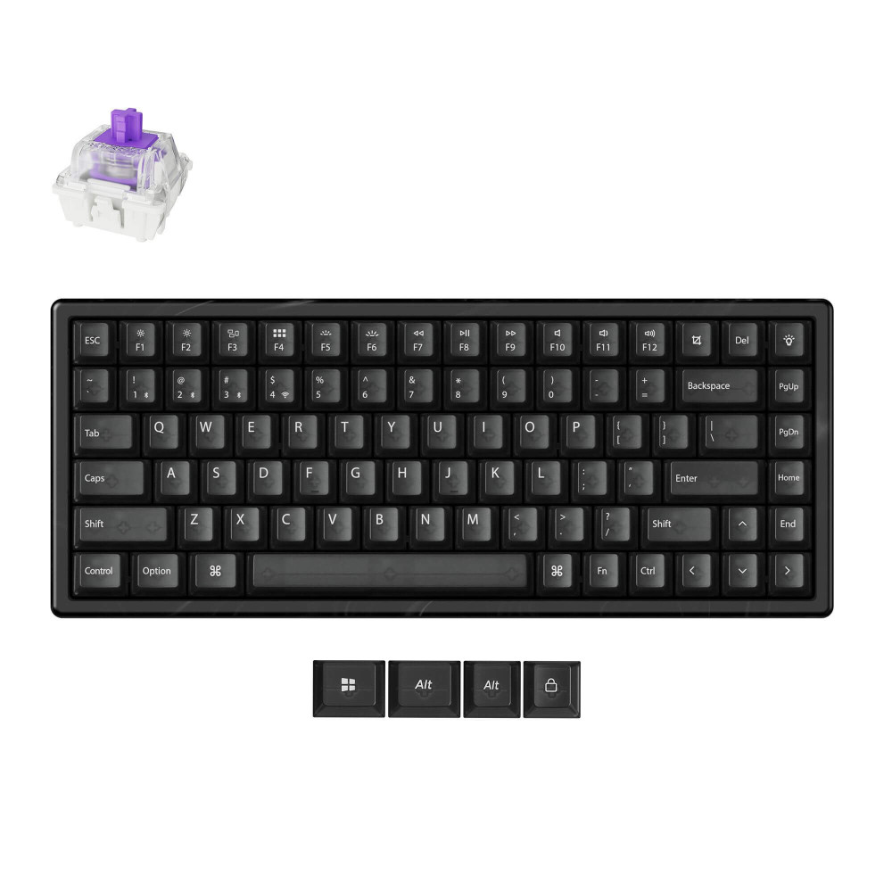 Keychron K2 HE Resin ANSI-US: Resingehäuse & transparente Tasten