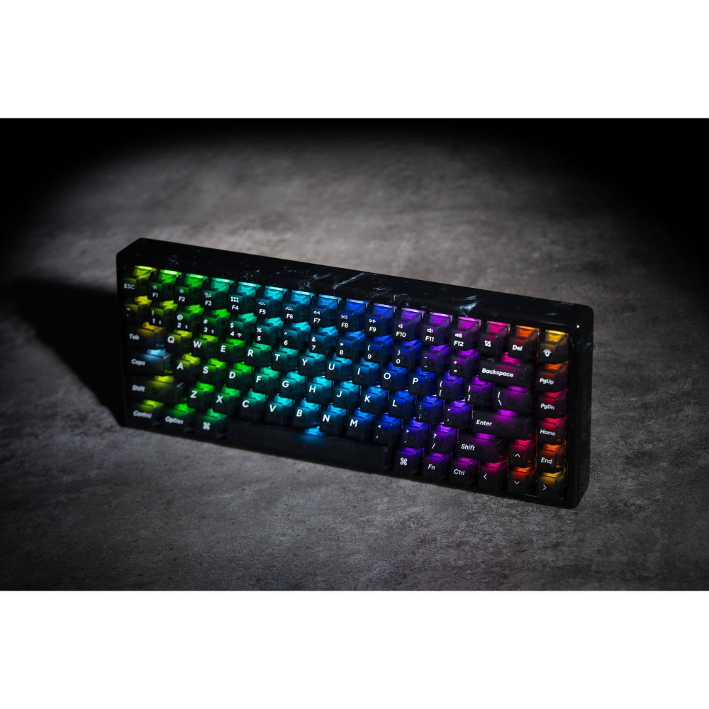 Keychron K2 HE Resin ANSI-US: Resingehäuse & transparente Tasten