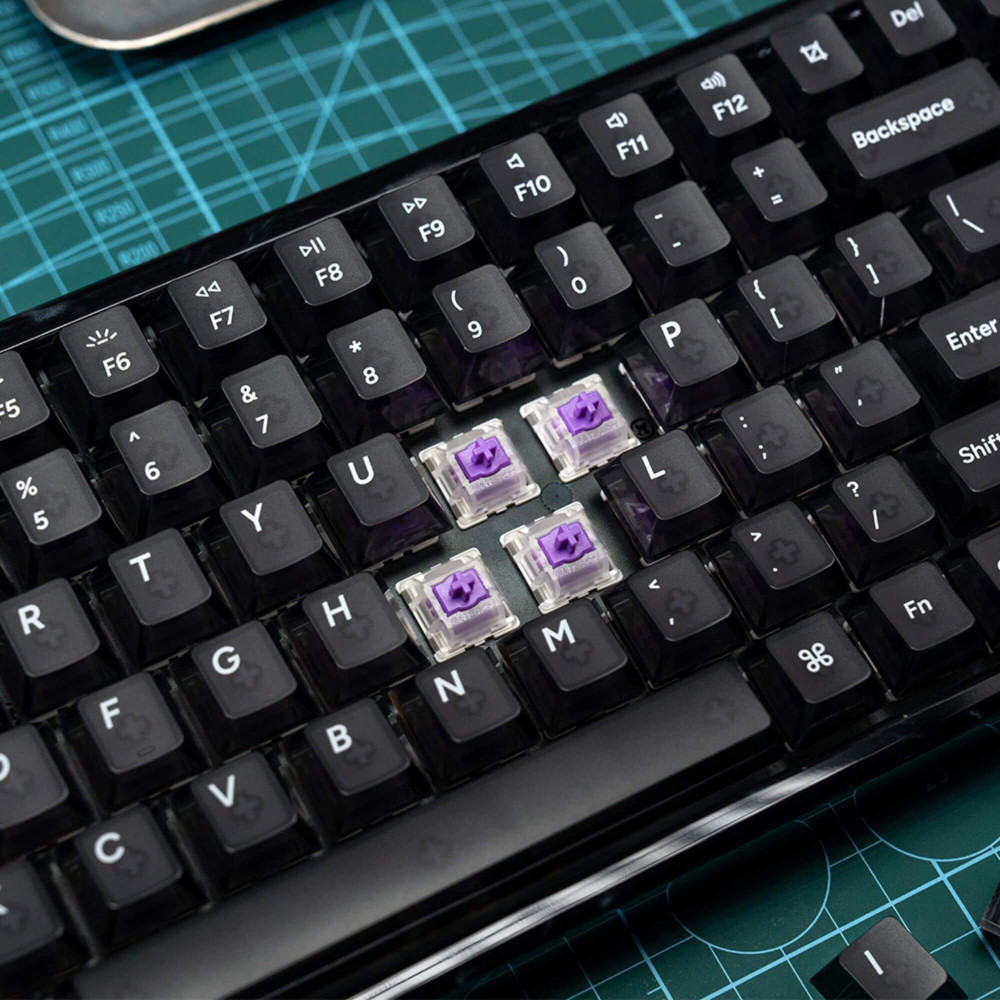 Keychron K2 HE Resin ANSI-US : Boîtier en résine & Clés transparentes