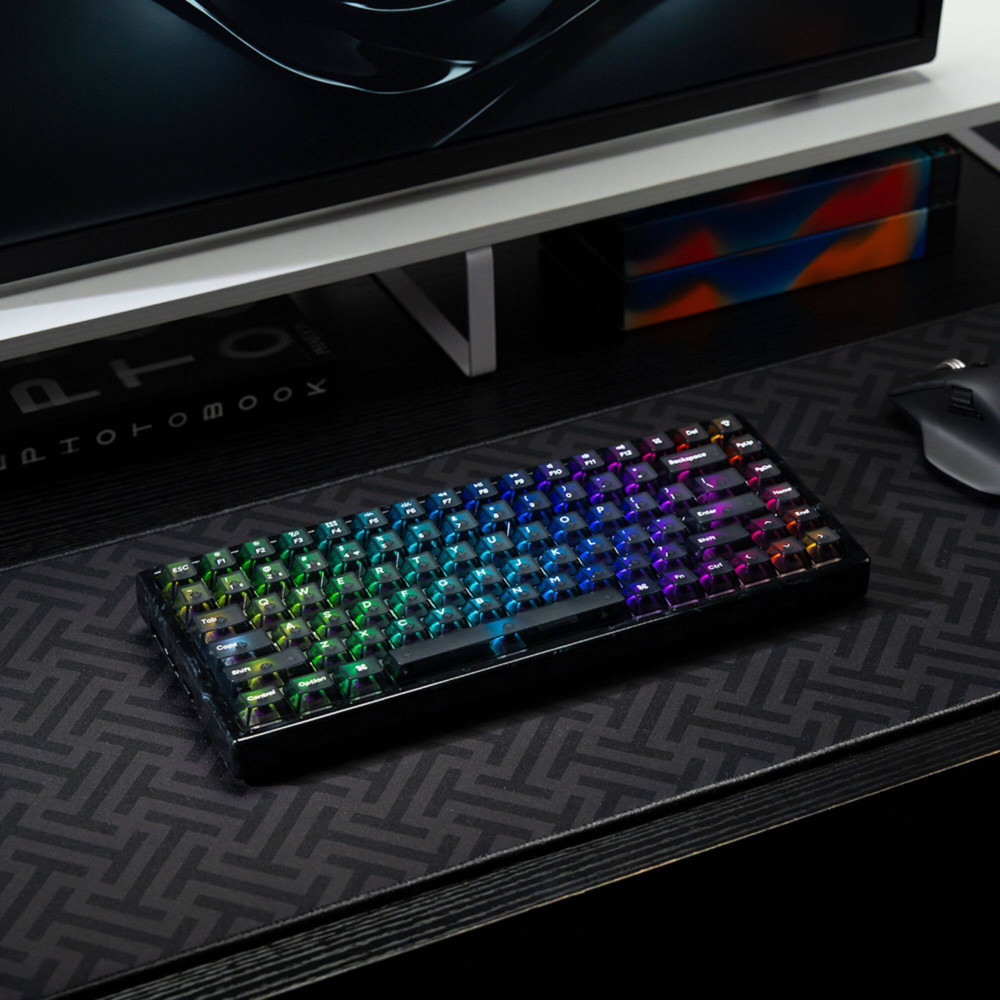 Keychron K2 HE Resin ANSI-US: Resingehäuse & transparente Tasten