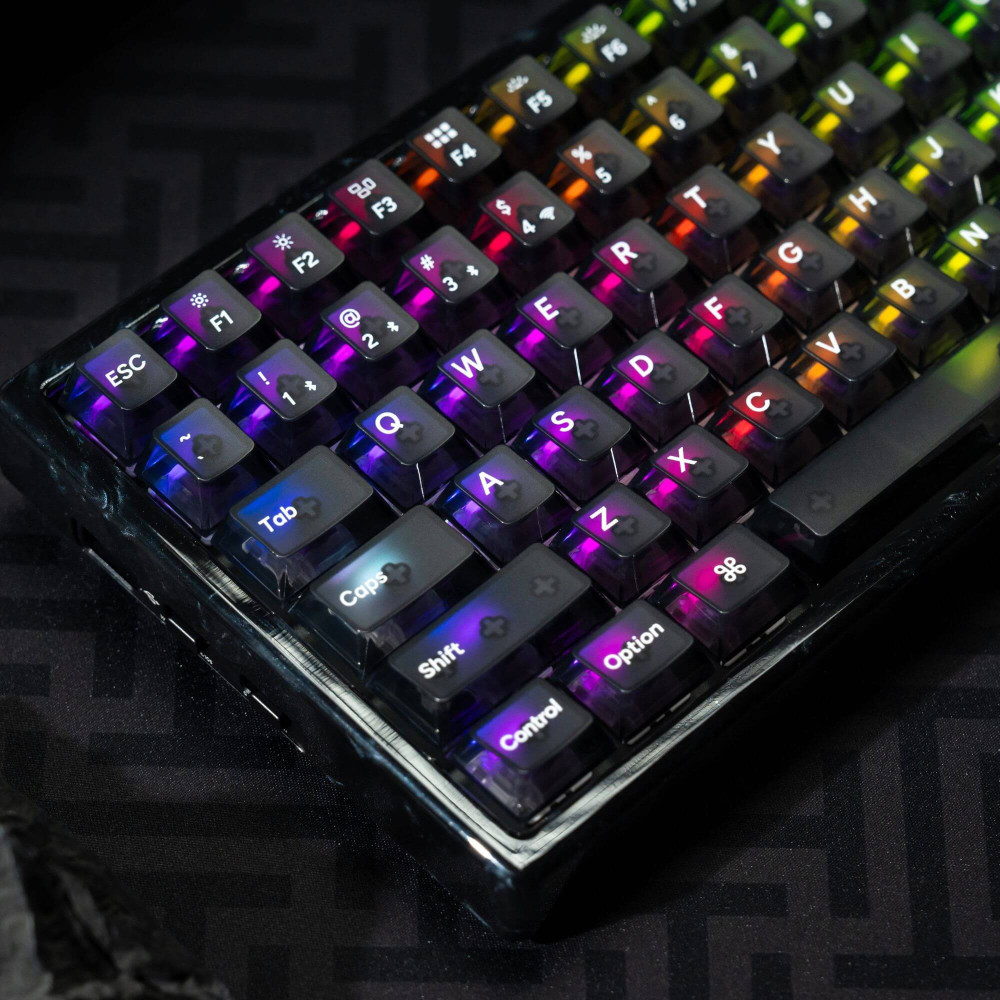 Keychron K2 HE Resin ANSI-US: Resingehäuse & transparente Tasten