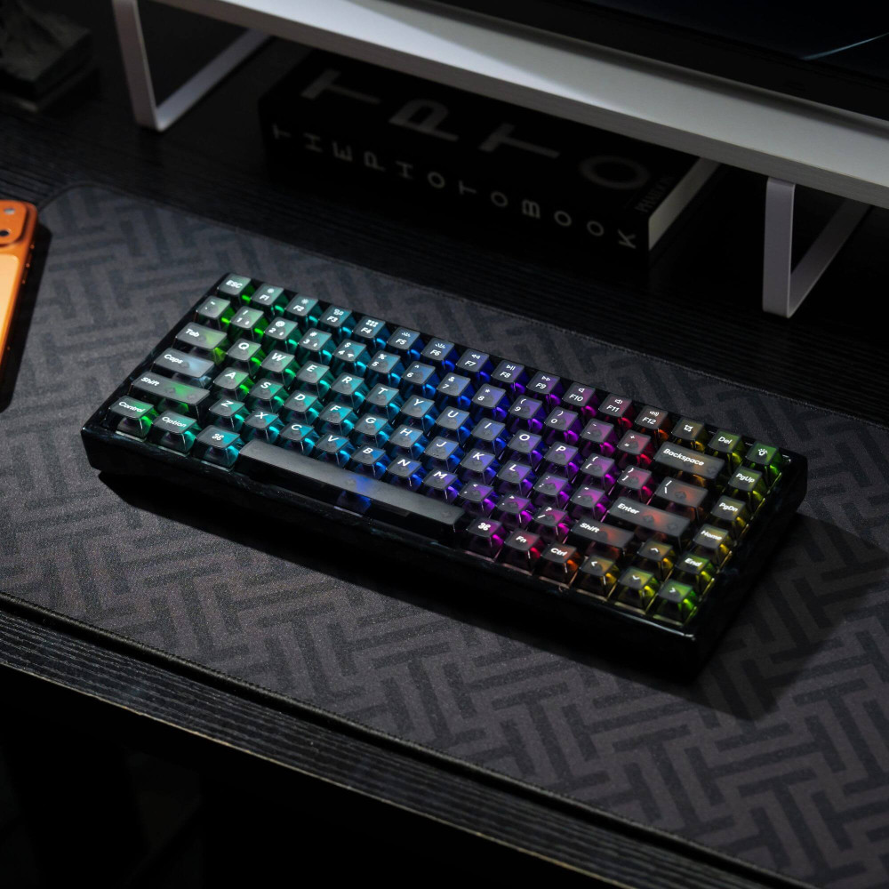 Keychron K2 HE Resin ANSI-US: Resingehäuse & transparente Tasten
