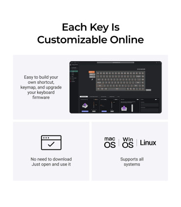 Keychron K2 HE Resin ANSI-US : Boîtier en résine & Clés transparentes