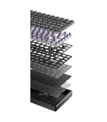 Keychron K2 HE Resin ANSI-US : Boîtier en résine & Clés transparentes