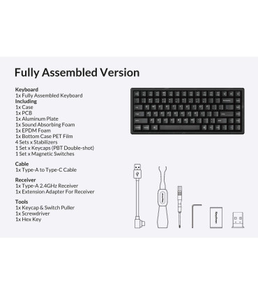 Keychron K2 HE Resin ANSI-US: Resingehäuse & transparente Tasten