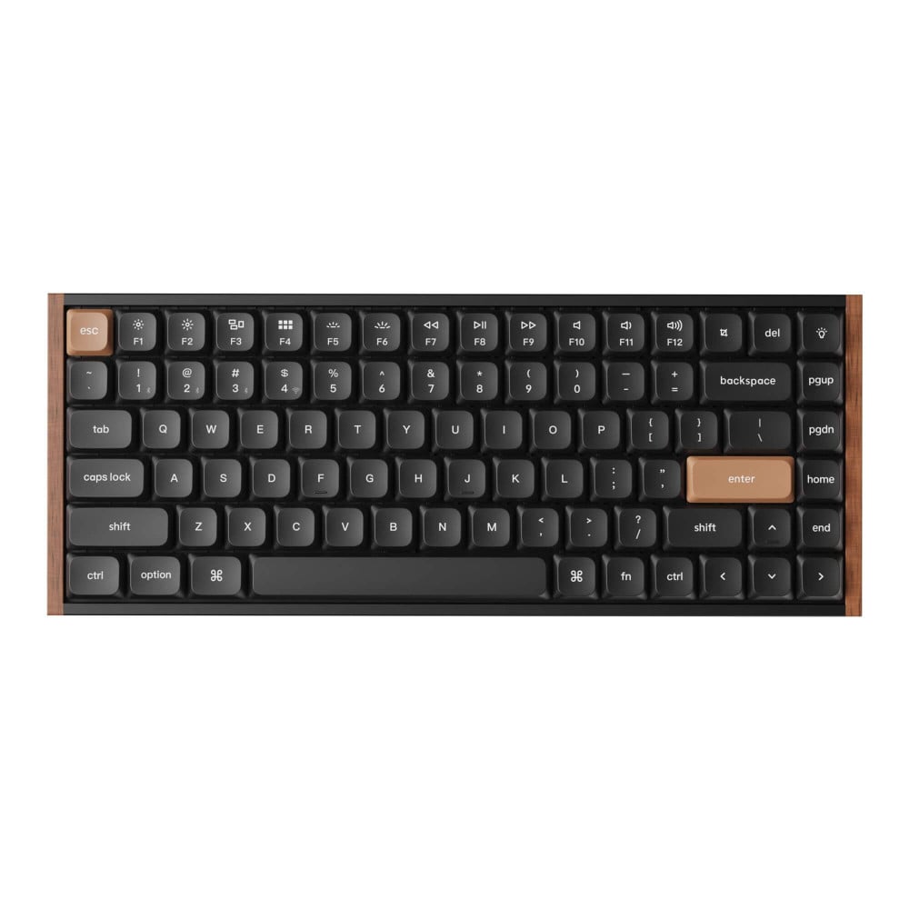 Keychron K3 HE ANSI-US en bois noir | Clavier magnétique