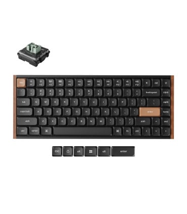 Keychron K3 HE Black Wood ANSI-US | Magnetische Tastatur