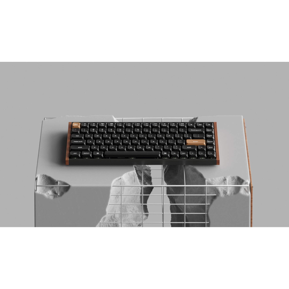 Keychron K3 HE ANSI-US en bois noir | Clavier magnétique