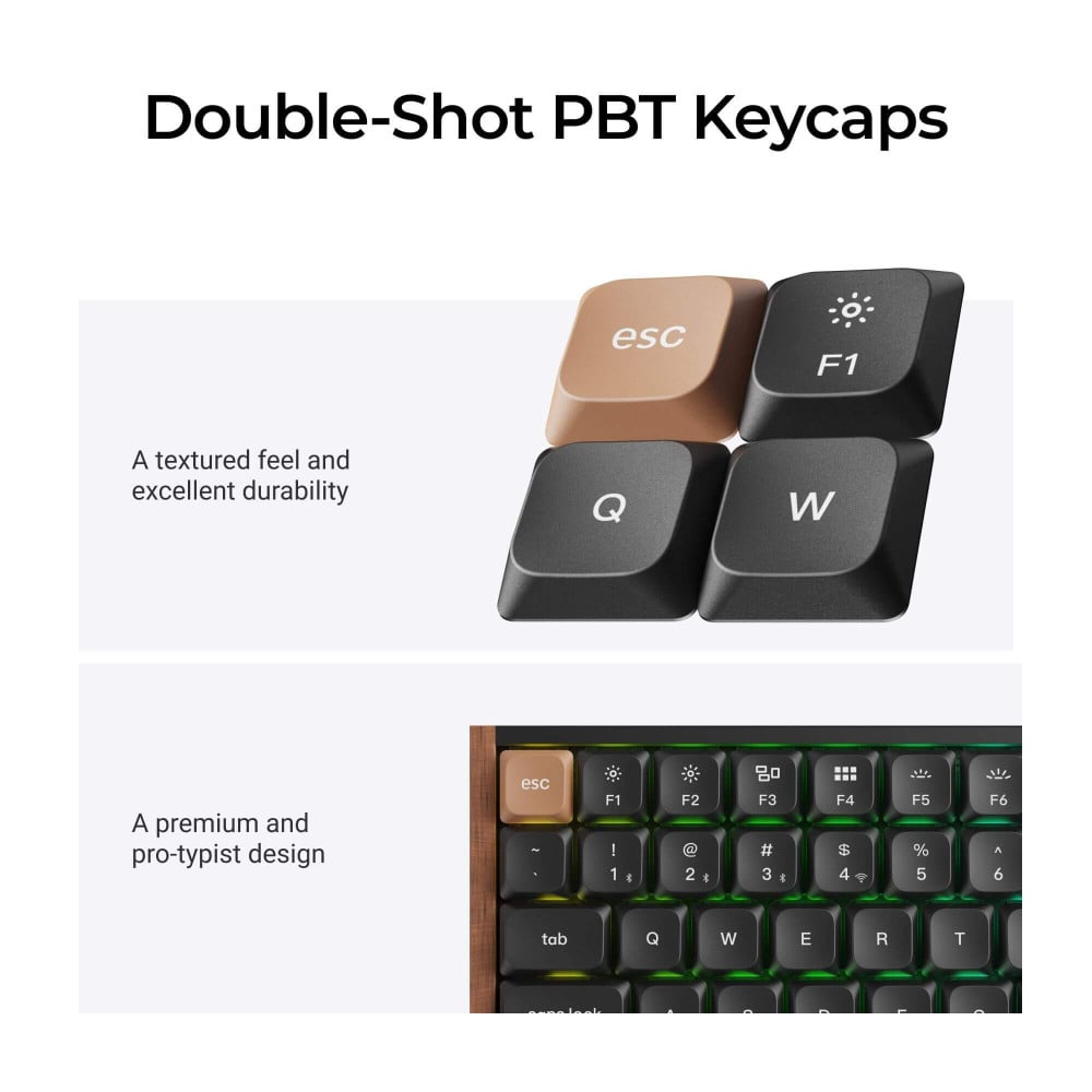 Keychron K3 HE Black Wood ANSI-US | Magnetische Tastatur
