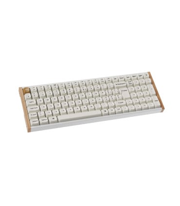 Keychron K4 HE White Wood ISO-CH – Magnetische Tastatur