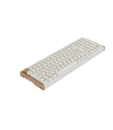 Keychron K4 HE White Wood ISO-CH – Magnetische Tastatur