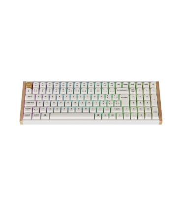 Keychron K4 HE White Wood ISO-CH – Magnetische Tastatur