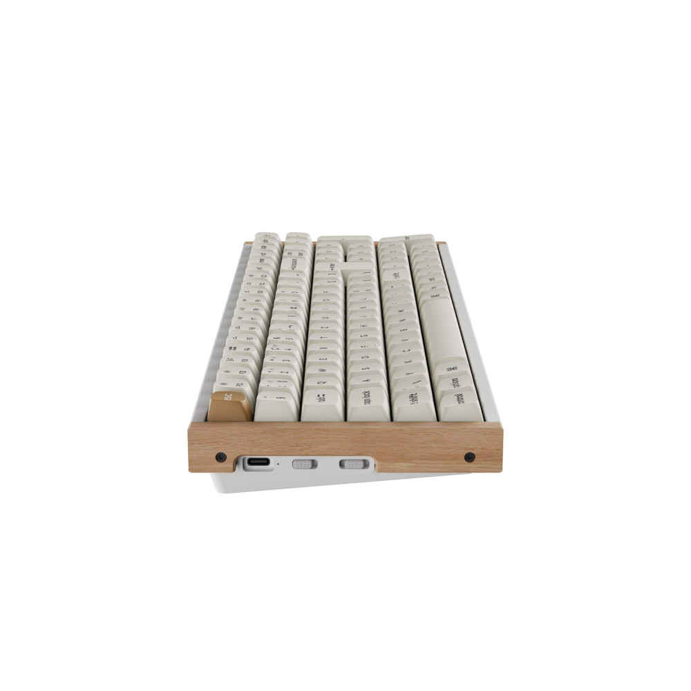 Keychron K4 HE White Wood ISO-CH – Magnetische Tastatur