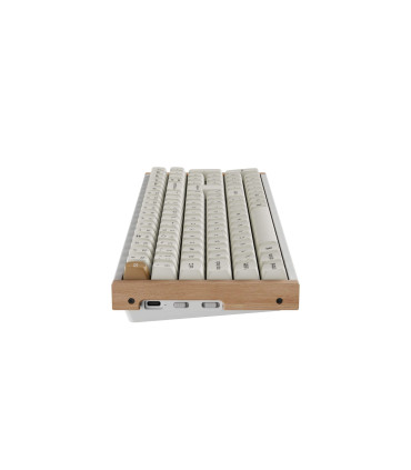 Keychron K4 HE White Wood ISO-CH – Magnetische Tastatur