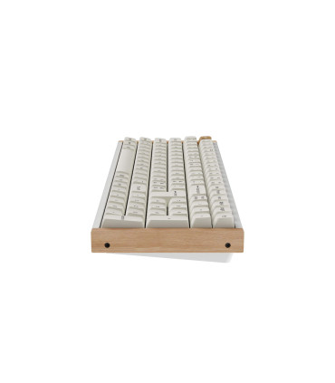 Keychron K4 HE White Wood ISO-CH – Magnetische Tastatur