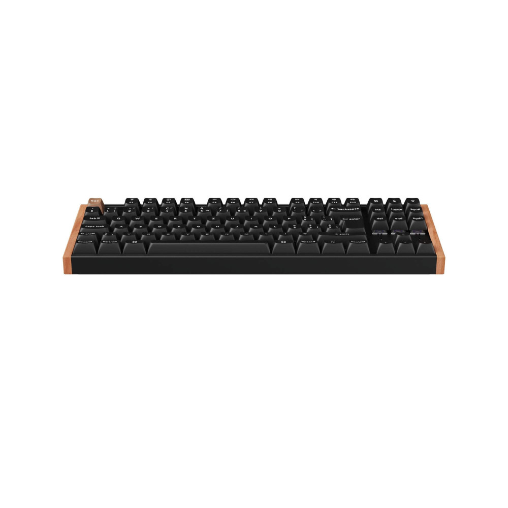 Keychron K8 HE Black Wood ISO-CH | Magnetische TKL-Tastatur
