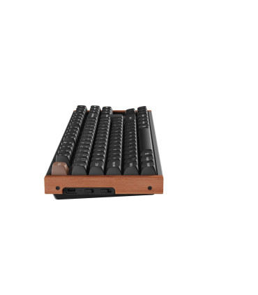 Keychron K8 HE Black Wood ISO-CH | Magnetische TKL-Tastatur