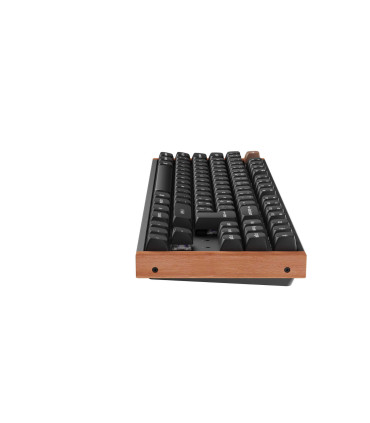 Keychron K8 HE Black Wood ISO-CH | Magnetische TKL-Tastatur