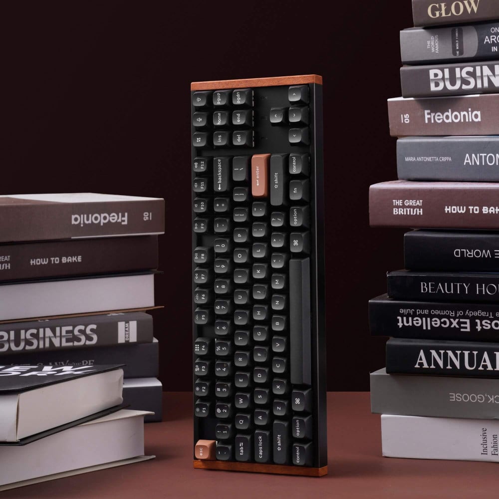 Keychron K8 HE Bois noir ISO-CH | Clavier magnétique TKL