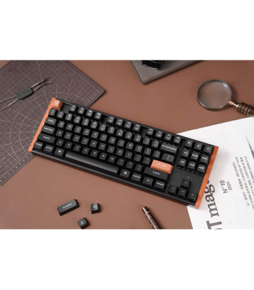 Keychron K8 HE Black Wood ISO-CH | Magnetische TKL-Tastatur