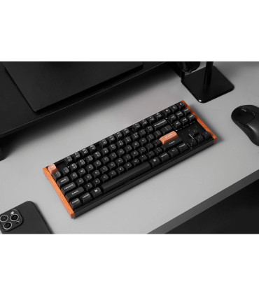 Keychron K8 HE Black Wood ISO-CH | Magnetische TKL-Tastatur
