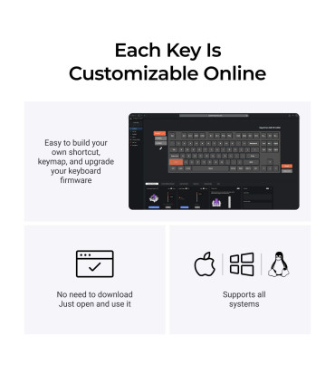 Keychron K8 HE Bois noir ISO-CH | Clavier magnétique TKL