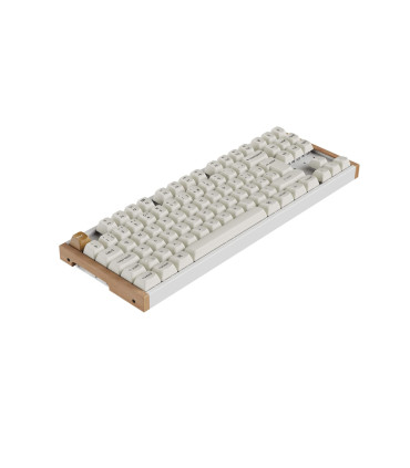 Keychron K8 HE White Wood ISO-CH | Magnetische TKL-Tastatur