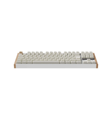 Keychron K8 HE White Wood ISO-CH | Magnetische TKL-Tastatur