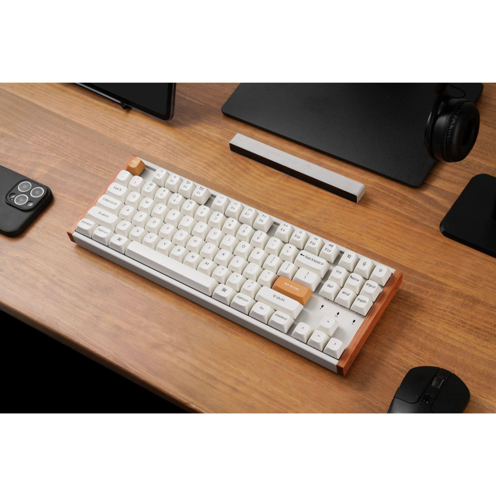 Keychron K8 HE Bois blanc ISO-CH | Clavier magnétique TKL