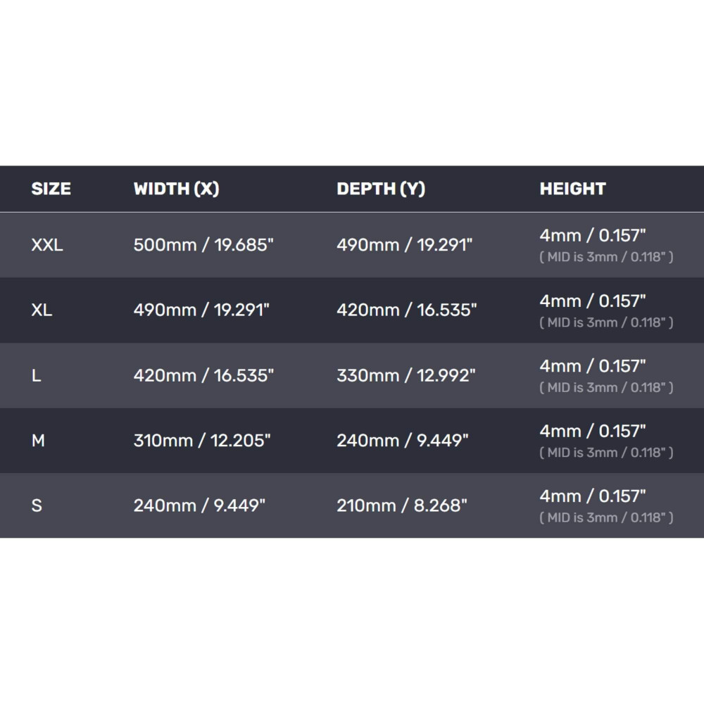 ARTISAN FX ZERO MID XL Tapis de souris de jeu noir | studioCTRL