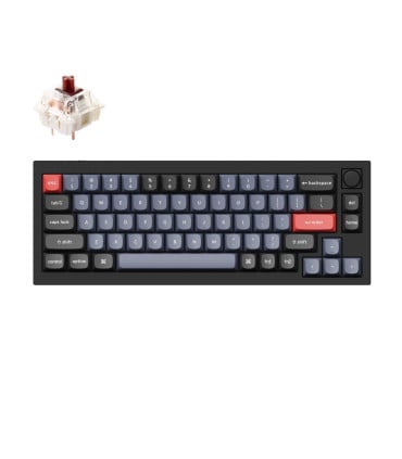 Keychron Q2 Black QMK Blue Switch (ANSI) avec bouton