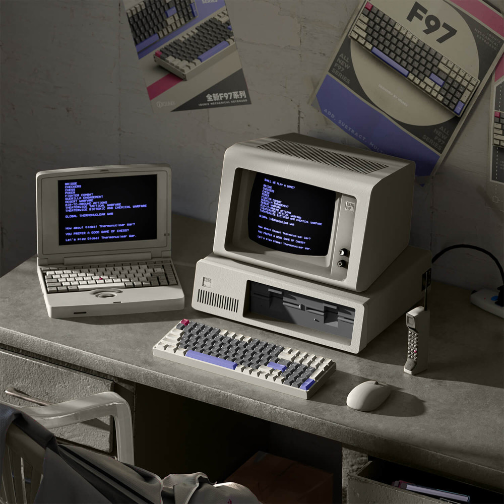 IQUNIX F97 Variable X Filaire RGB TTC Marron Silencieux