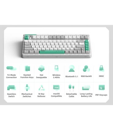 IQUNIX OG80 Wormhole TTC Silent Brown