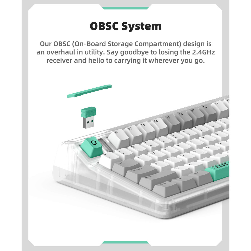 IQUNIX OG80 Trou de ver TTC brun silencieux