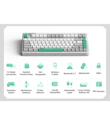 IQUNIX OG80 Wormhole TTC Speed Silver