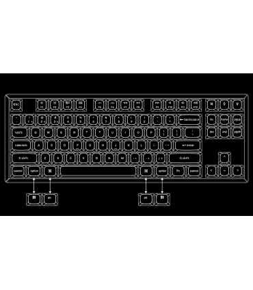 Commutateur rouge K8 ProKeychron (ISO-CH)