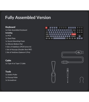 Keychron commutateur K8 Pro marron (ISO-CH)