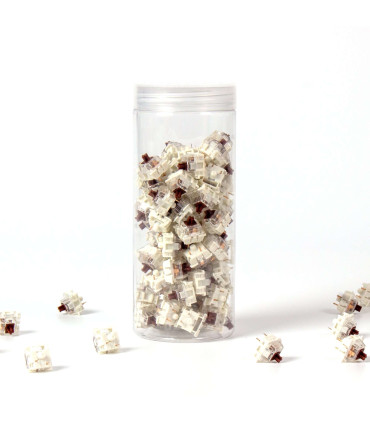 Gateron Silent Switch Set 110pcs / Set Marron
