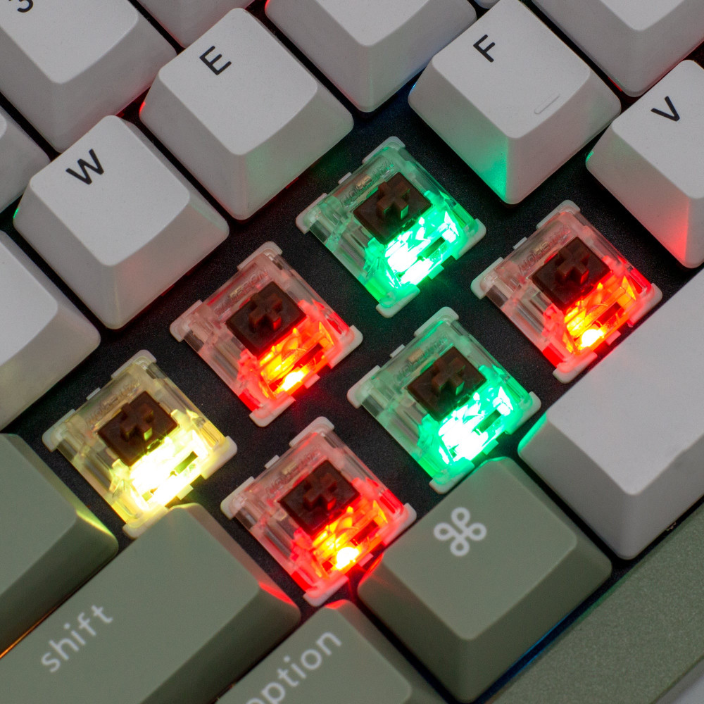 Gateron Silent Switch Set 110pcs / Set Marron