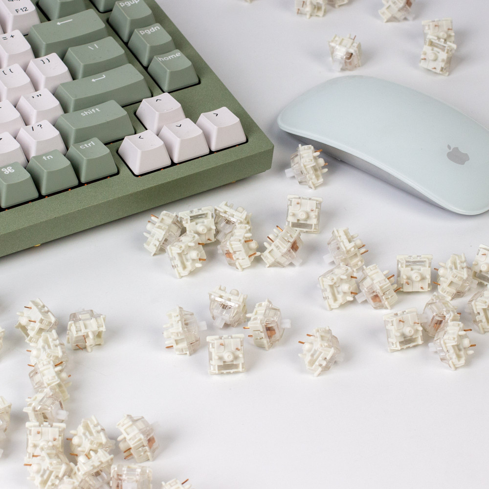 Gateron Silent Switch Set 110pcs / Set White