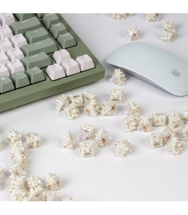 Gateron Silent Switch Set 110pcs/Set White