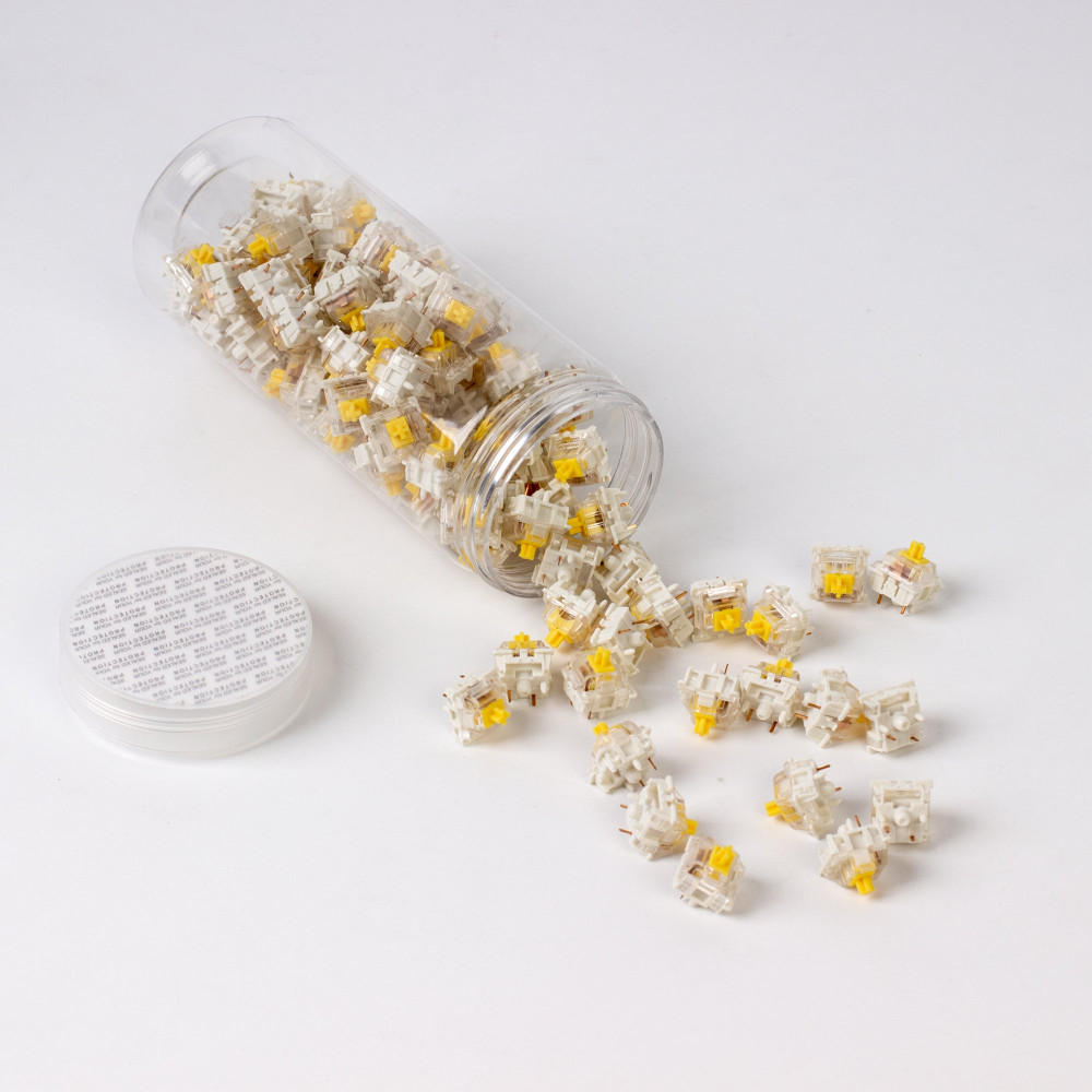 Gateron Silent Switch Set 110pcs / Set Jaune