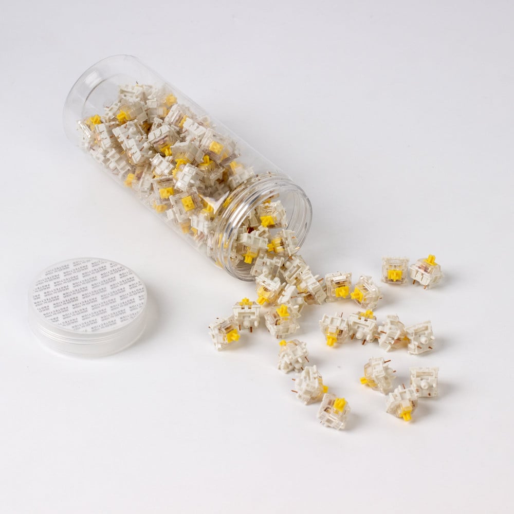 Gateron Silent Switch Set 110pcs/Set Yellow