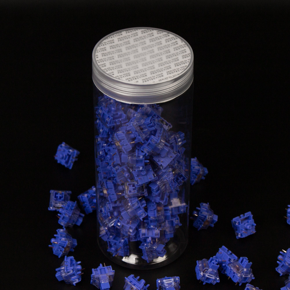 Gateron Box CJ Switch Set 110pcs/Set Dark Blue