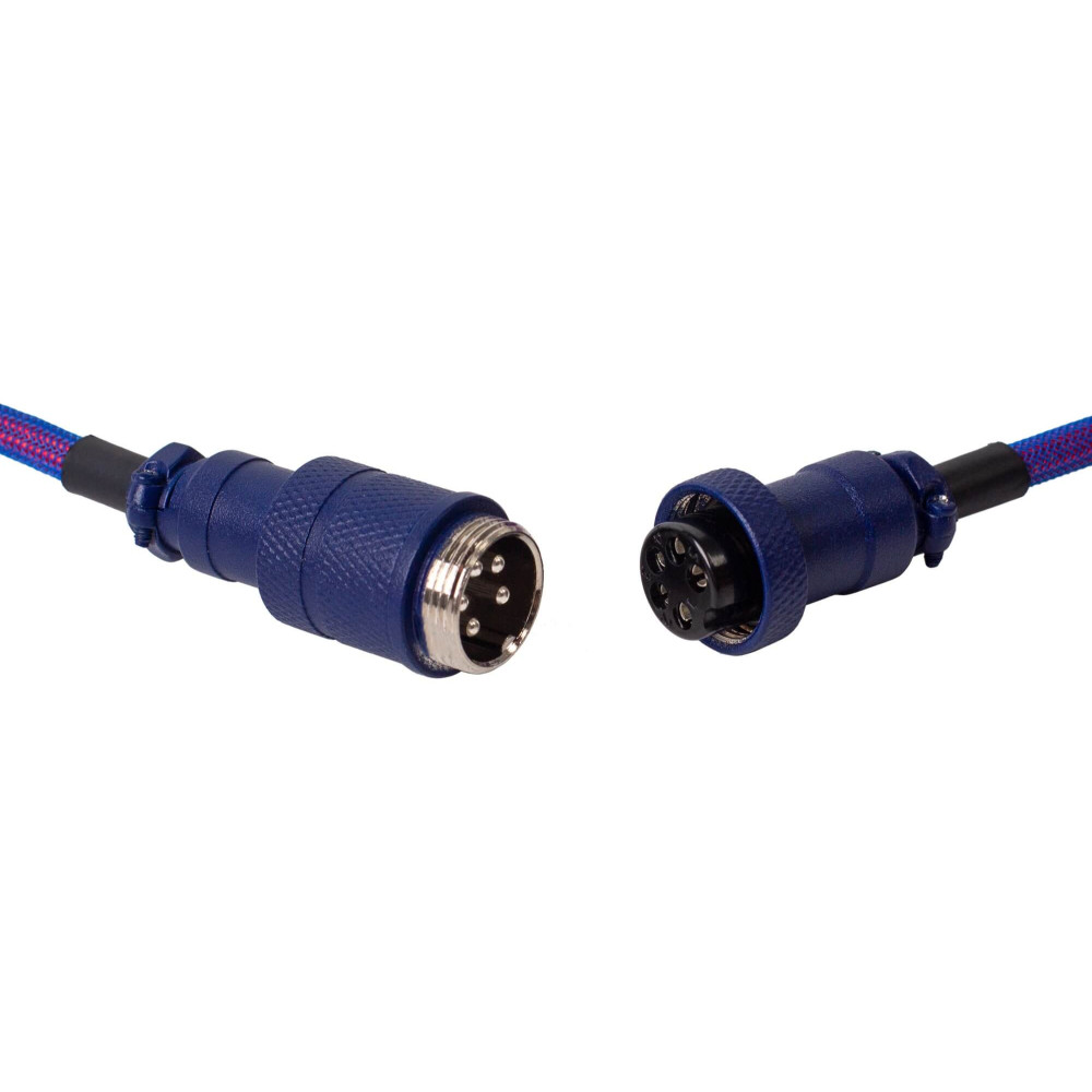 Keychron Câble incliné enroulé Premium - Violet