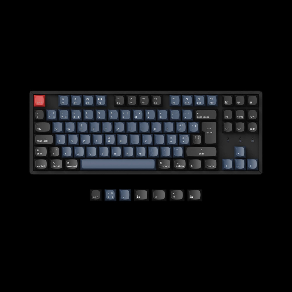 Commutateur rouge K8 ProKeychron (ISO-CH)