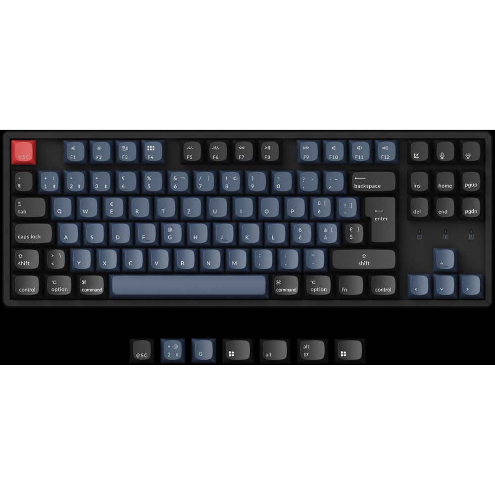Commutateur rouge K8 ProKeychron (ISO-CH)