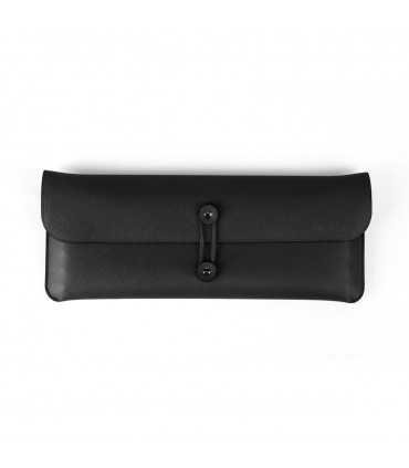Keychron K3 Travel Pouch Saffiano Leather Black